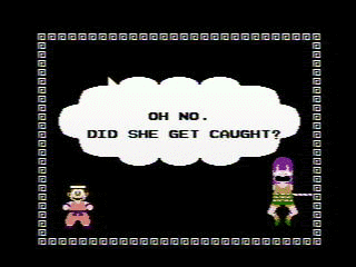 Bulma is captured by somebody