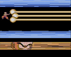 Kuririn fires a powerful attack!